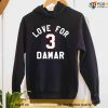 Love For Damar 3 Hoodie, Trending Damar Hamlin Shirt