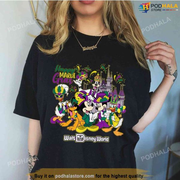 Magic Kingdom Disney Gras Shirt, Happy Mardi Gras 2023 T-Shirt