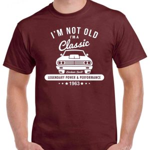 Mens 60th Birthday Gifts For Dad Im Not Old Im A Classic Tshirt