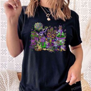 Mickey And Friends Mardi Gras Coffee Sweatshirt Disney Coffee Lover Tshirt