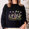 Mickey and Friends Mardi Gras Sweatshirt, Mickey Balloons Disneyland Shirt