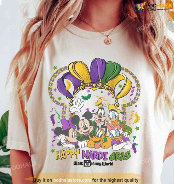 Mickey Mouse Mardi Gras Shirt, Happy Mardi Gras Carnival 2023 Tee