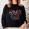 Minnie Mouse Ears Shirt, Disney Mardi Gras Minnie Sweatshirt