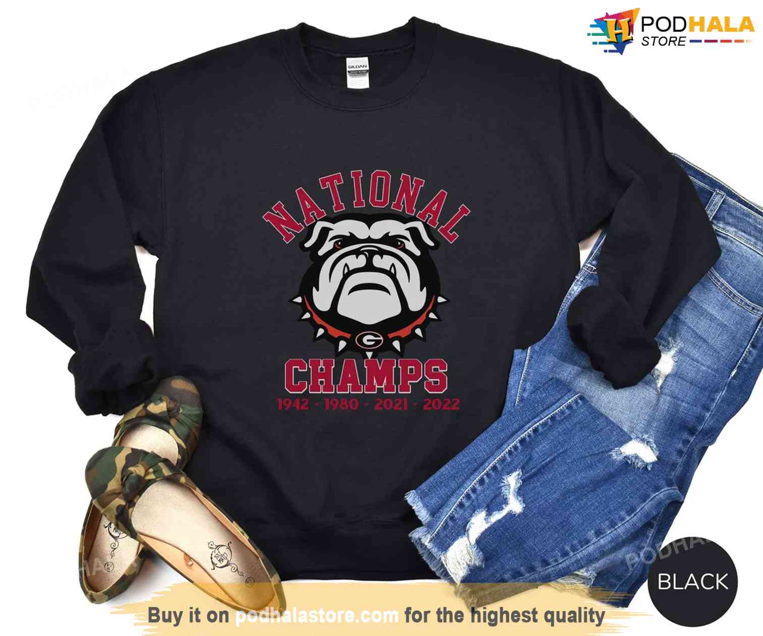 UGA Georgia Bulldog Monogrammed Inspired Tee Shirt Pants NOT 