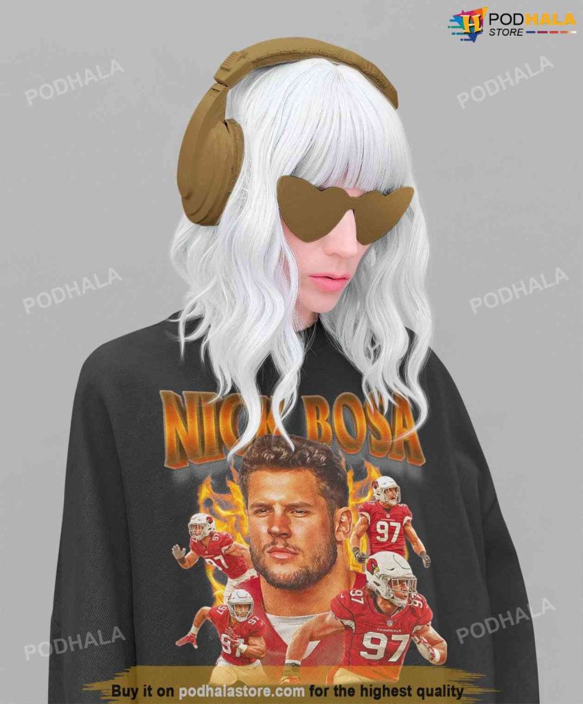 Nick Bosa American Football Player Champion Super-bowl 49Ers Womens Shirt