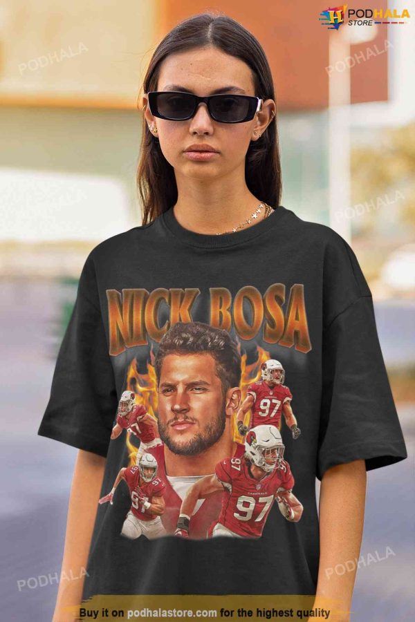 Nick Bosa American Football Player Champion Super-bowl 49Ers Womens Shirt