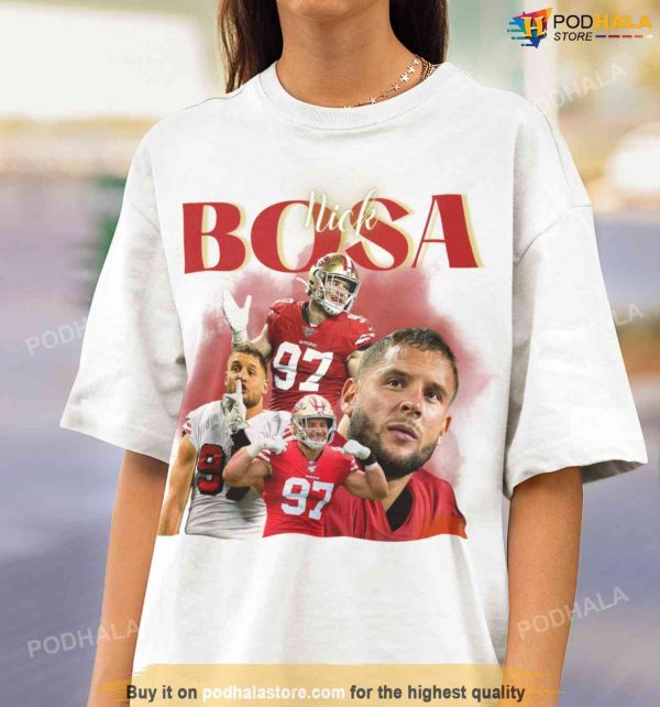 Nick Bosa Shirt, Nick Bosa Bootleg, San Francisco Football 49ers Gifts