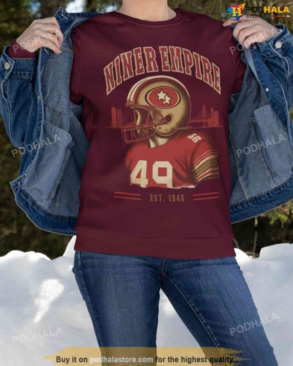 Niner Empire NFL San Francisco 49Ers Sweatshirt, 49ers Gifts