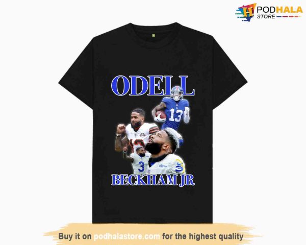 Odell Beckham Jr Shirt, Bootleg T-Shirt Designs  American Football NFL