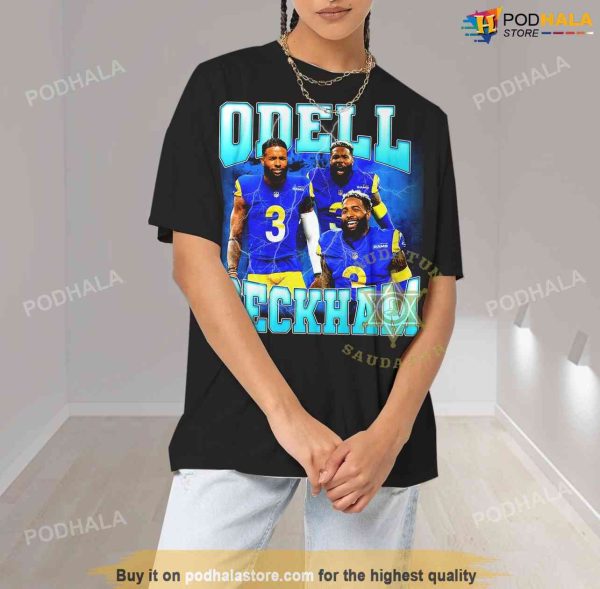 Odell Beckham Jr Tshirt, American Football NFL