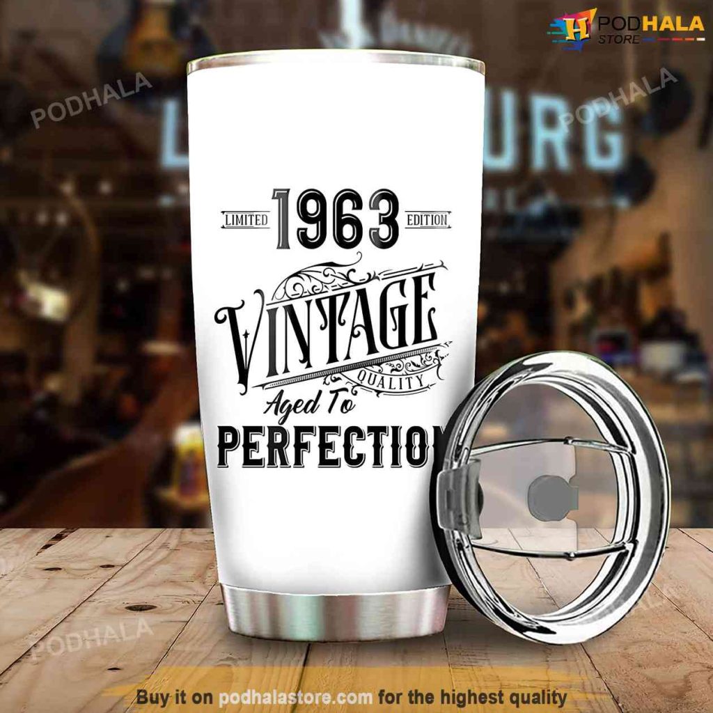 Personalized Name 60th Birthday Tumbler, Limited Edition 60 Years Old