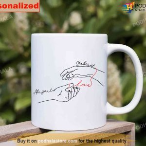 Personalized Name Mug Valentines Day Gift For Couples