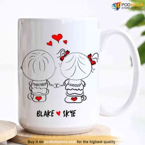 Personalized Name Valentines Day Mug Anniversary Gifts For Couples 3