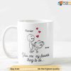 Personalized Name Valentines Day Mug, You Are My Favorite Mug