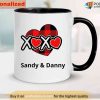 Personalized Valentines Day Mug, XOXO Custom Valentine Mug