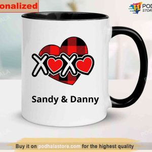 Personalized Valentines Day Mug, XOXO Custom Valentine Mug