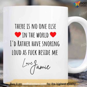 Personalized Valentines Mug Gifts For Boyfriend Husband Funny Snoring Partner 2