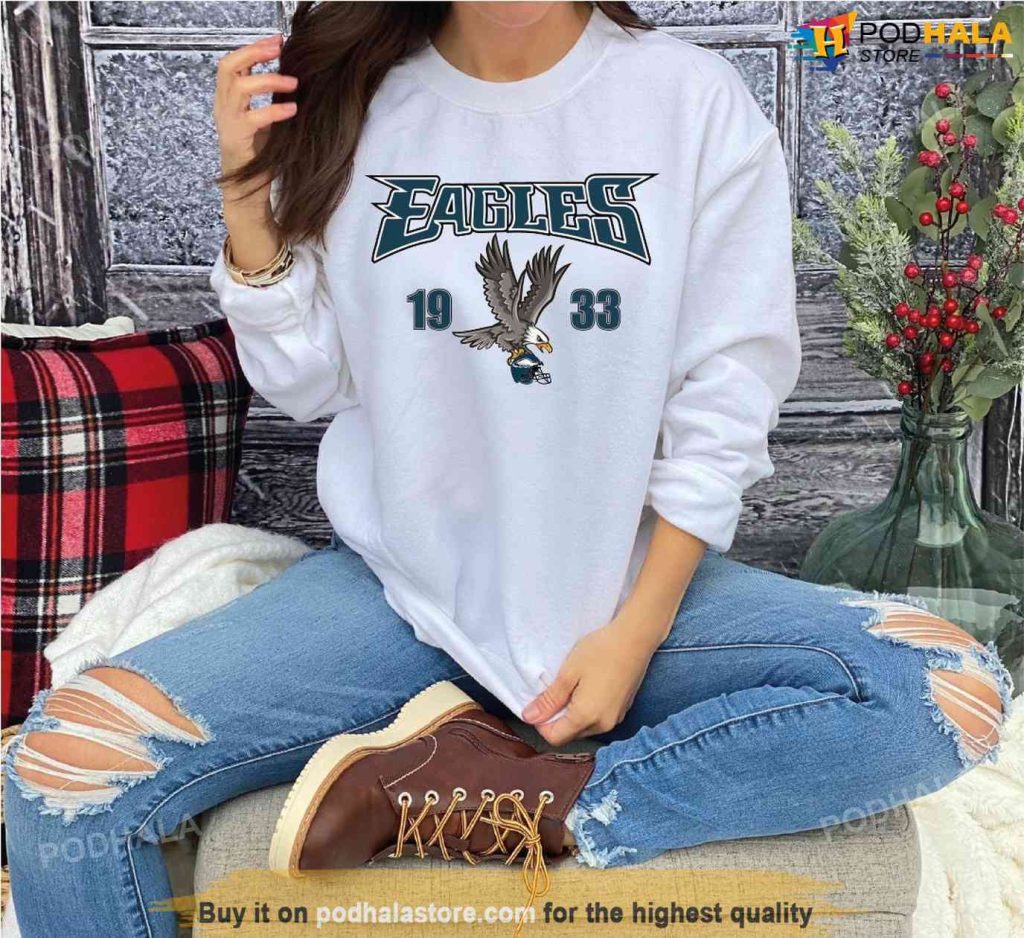 Fly Eagles fly fight Eagles fight on the road to victory est 1933 shirt,  hoodie, sweater and v-neck t-shirt