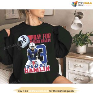 Pray For Damar Hamlin Bill Mafia Tshirt Gifts For Damar Fans