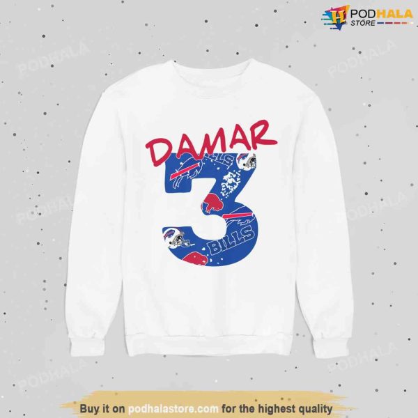 Pray For Damar Hamlin T-Shirt, Damar Hamlin 3 Fan Gifts