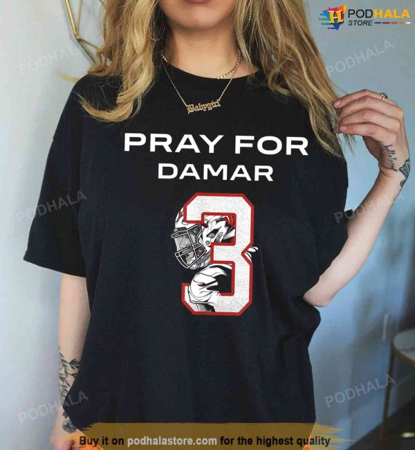 Pray For Damar Shirt, Damar Hamlin Sweatshirt, Gift For Buffalo Bills Fans