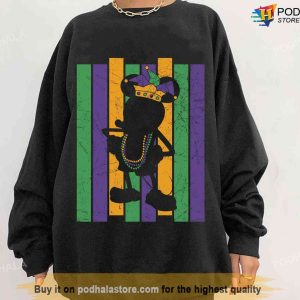 Retro Mickey Disney Mardi Gras Shirt Carnival Parade Party T-Shirt