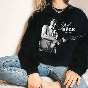 RIP Jeff Beck 1944-2023 Memories Shirt, Jeff Beck RIP Guitar Legend Merch