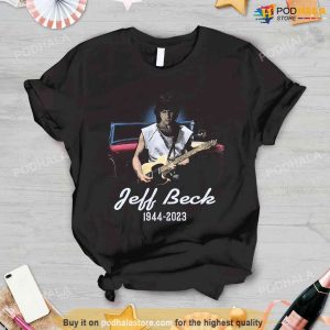 Rip Jeff Beck Shirt, Legend Never Die, Blues Rock Psychedelic Rock Instrumental