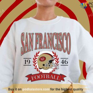 San Francisco Est. 1946 49ers Vintage T Shirt Gifts for 49ers fans - Happy  Place for Music Lovers