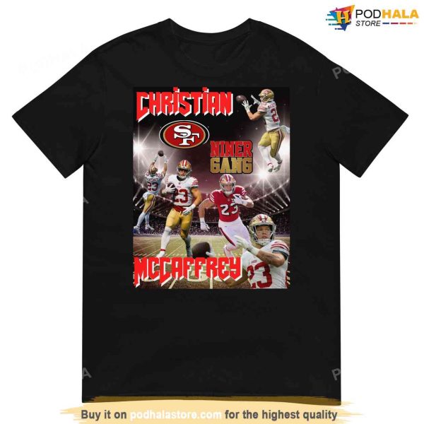 San Francisco 49ers Christian McCaffrey Shirt, 49ers Gifts