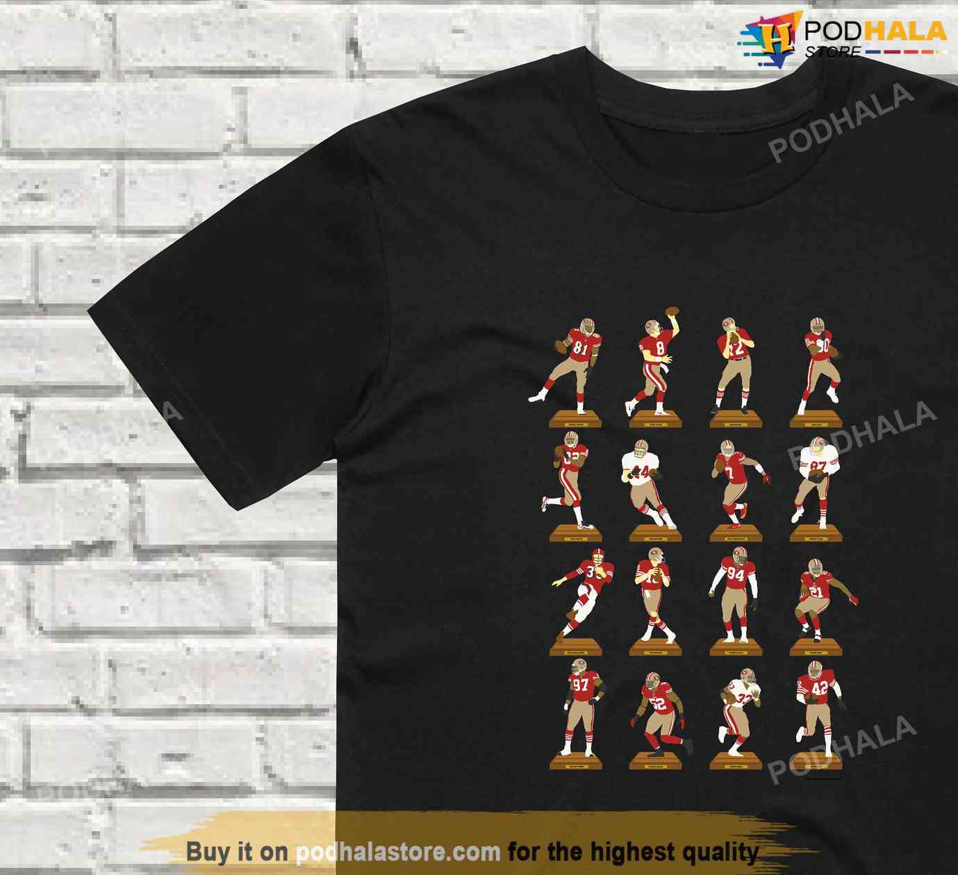 San Francisco 49ers Inspired Legends T-Shirt, San Francisco 49Ers Apparel -  Bring Your Ideas, Thoughts And Imaginations Into Reality Today