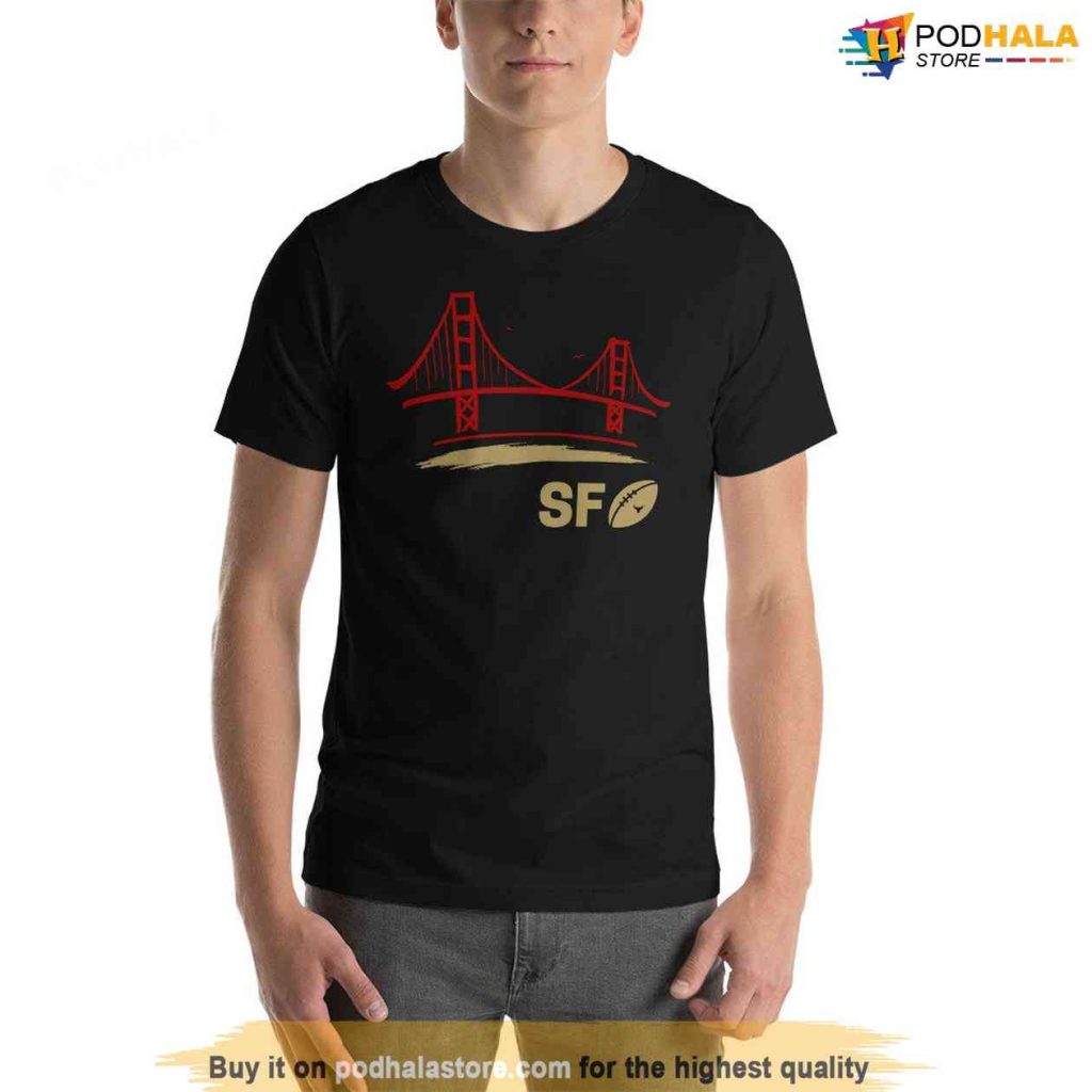 San Francisco Football T-Shirt, Bay Area Shirt, 49ers Tailgate