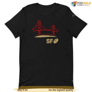 San Francisco Football T shirt Bay Area Shirt 49ers Tailgate 3