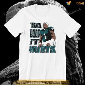 Philadelphia Football Jalen Hurts So Good 90s Vintage Graphic