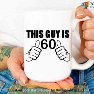 This Guy is 60 Funny 1963 60th Birthday Mug, 60th Birthday Ideas For Men