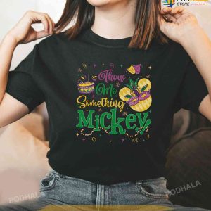 Throw Me Something Mickey Disney Mardi Gras Shirt, Fat Tuesday Tee