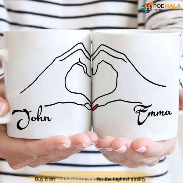 Valentines Day Gifts Customized Together And Forever Couples Coffee Mug