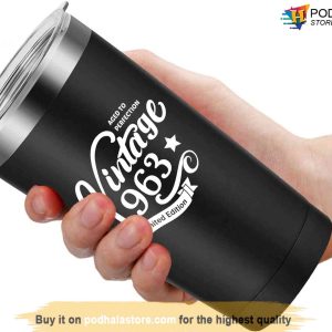 Vintage 1963 60th Birthday Tumbler Gift For Dad Grandpa 3