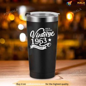 Vintage 1963 60th Birthday Tumbler Gift For Dad Grandpa 4