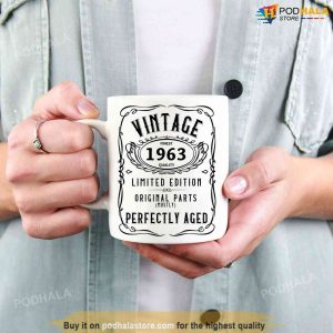 Vintage 1963 Limited Edition 60th Birthday Mug 60 Year Old Birthday Gift 2