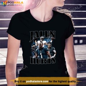 Vintage 90s Bootleg Eagles Jalen Hurts TShirt Gifts For Eagles Fans