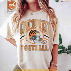 90s Cincinnati Bengals V-Neck Football t-shirt Youth Medium - The