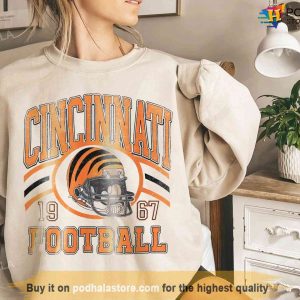 Vintage 1967 Cincinnati Bengals Shirt Gift Ideas for Fans - Happy Place for  Music Lovers