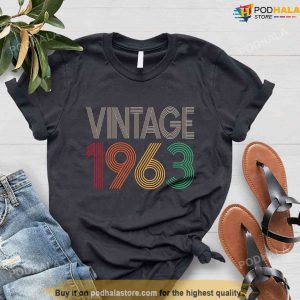 Vintage Birthday 1963 Shirt, 60th Birthday Gifts For Dad