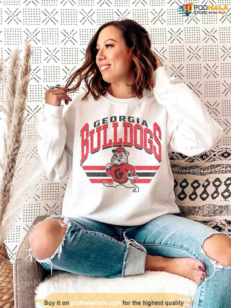 Vintage Georgia Bulldogs Champions National Championship Sweatshirt, NCAA Shirt