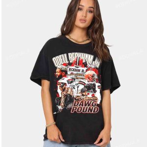 Vintage Odell Beckham Jr Cleveland Browns Shirt American Football T shirt