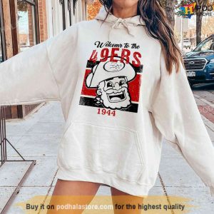 Welcome To The 49ers Vintage Tshirt San Francisco Football 1944 Shirt