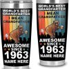 World's Best Grandfarter I Mean Grandfather 1963 60th Birthday Tumbler