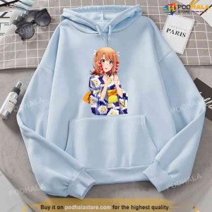 Yukata Traditional Clothing Isshiki Iroha Yukata Waifu Oregairu Unisex Hoodie