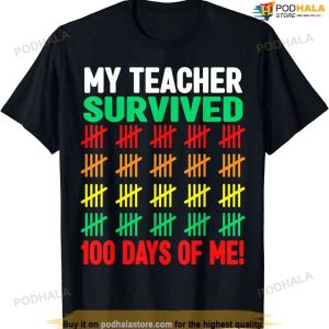 100 Days Of School Shirt Kids 100th Day Of School Costume T-shirt